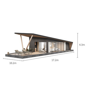 Maisonnette de luxe en aluminium de forme irrégulière, préfabriquée et modulaire, provenant de Chine, avec cuisine et salle de bain préfabriquées FR FR - Product Image 2