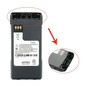 2100mAh 7,2 V NTN9858C NTN9815A Zwei-Wege-Funk-Ni-MH-Batterie wechsel für Motorola XTS1500 XTS2500 MT1500 mit IMPRES - Product Image 1