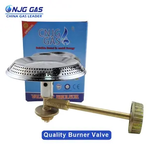 CNJG Africa Cheap Portable Small Single Gas Burner Stove Camping Stove Burner LPG Gas Burner Heads With Brass Valve Control