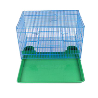 Cage à oiseaux portable moderne, petite cage à perroquet avec construction en fil d'acier