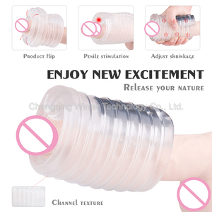 Hochfrequenz vibration Männlicher Mastur bator Multi-Mode-Massage Ganzkörper wäsche Geräuscharmer Betrieb Tragbares Stress abbau gerät - Product Image 5