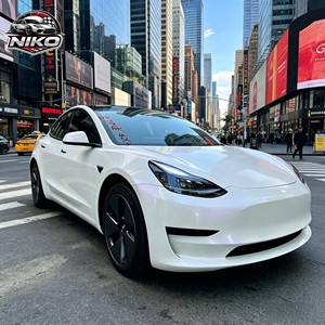 NIKO Film TPU Ceramics <b>White</b> to Purple Vehicle <b>Wrap</b> Quick Install Scratch-Proof High Toughness Stain-Proof Budget OEM Quality - Product Image 1