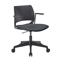 Fauteuil silencieux en pu pour salle de conférence, siège pivotante, design moderne, haute qualité
