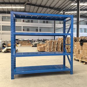 Sistema de Estanterías de Almacenamiento de Metal de Acero para Almacén, Estanterías Industriales Ajustables Sin Pernos para Trabajo Pesado - Product Image 1