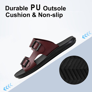 Sandales d'été confortables pour hommes EUR, légères, respirantes, antidérapantes, pour une utilisation intérieure à la maison et des activités de plage en plein air. - Product Image 1