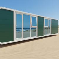 LDYZ Maison conteneur préfabriquée haut de gamme de 11 mètres, intelligente, en métal gaufré, entièrement décorée, pour séjours de vacances, à faible coût