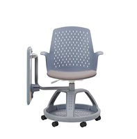 Chaises de mobilier scolaire Bureaux et chaises à nœuds mobiles Chaise de formation d'étude réglable en hauteur à 360 degrés