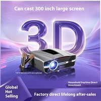 Le projecteur LED Ultra Haute Définition 4K Android 11 peut se connecter au téléphone portable pour la formation commerciale au bureau à domicile
