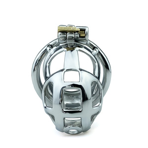 Dispositivo de Castidad Masculina FRRK, Jaulas para Pene, Serie Cobra, Metal, Acero Inoxidable, <span class=keywords><strong>Candado</strong></span> de Castidad Masculino, Jaula Sexual, <span class=keywords><strong>Candado</strong></span> para Pene para Hombres - Product Image 5