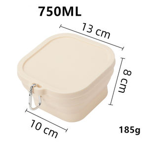 Tazón Plegable de Silicona Antideslizante Syh1074 al por Mayor con Tapa para Mezclar Alimentos para Recién Nacidos - Product Image 6