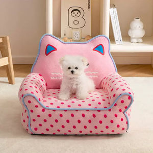 Cama para Mascotas con Pelo Sintético, Colchoneta para Perros con Logotipo OEM, Cojín con Funda Extraíble y Lavable, Base Antideslizante - Product Image 3