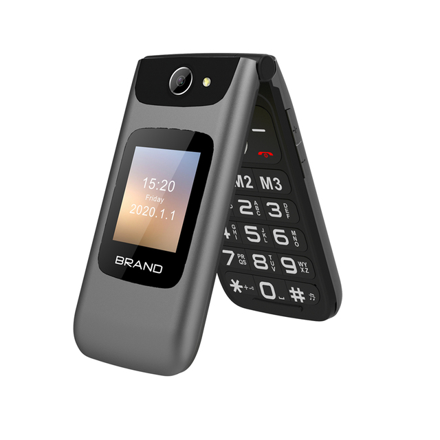 Flip Mobile Phone 2G Senior Phone Dual SIM Unlocked with SOS Button for Seniors