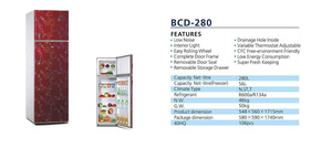 Vente directe usine : Réfrigérateur transfrontalier 220V à double porte, avec compartiment supérieur pour produits surgelés et compartiment inférieur pour produits frais, économe en énergie - Product Image 2