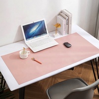 Tapis de bureau en cuir PU personnalisé, imperméable, pour clavier, souris de bureau, antidérapant, pour ordinateur portable, PC, style sublimation