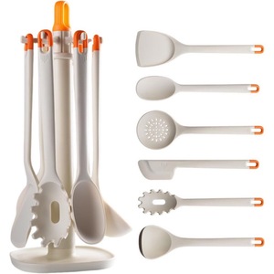 Ensemble d'ustensiles de cuisine en silicone, 7 pièces, spatule antidérapante, cuillère, ensemble d'outils de cuisine, passe au lave-vaisselle - Product Image 2