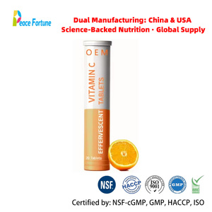 טבליות תוססות של מולטי ויטמין ומינרלים, ויטמינים חיוניים המסתים במהירות לתמיכה כללית בבריאות, ייצור לפי הזמנה (OEM) ומותג פרטי - Product Image 1