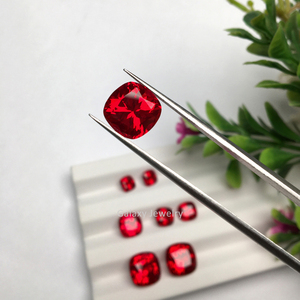 Phòng thí nghiệm tạo ra Ruby Pigeon máu đỏ chứng nhận phòng thí nghiệm phát triển Ruby đá Loose vuông đệm cắt tổng hợp đá quý miếng bán buôn - Product Image 4