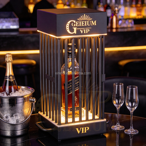 Exhibidor de Botellas de Champán con Logotipo Personalizado OEM, Glorificador de Botellas VIP con LED y Cerradura para Club Nocturno, Lounge, Bar, Fiesta - Product Image 4