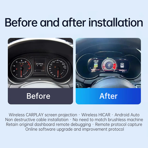 Nouveau tableau de bord numérique LCD pour voiture, groupe d'instruments virtuel, cockpit LCD, compteur de vitesse pour <span class=keywords><strong>Audi</strong></span> A3 <span class=keywords><strong>S3</strong></span> 2013-2019 - Product Image 4