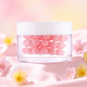 <span class=keywords><strong>Crema</strong></span> de Colágeno PDRN de Marca Privada OEM ODM, <span class=keywords><strong>Crema</strong></span> Hidratante Facial Antienvejecimiento con Microperlas Rosas - Product Image 5