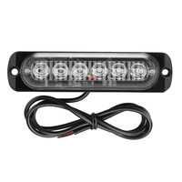 LED-Not licht Weiß Gelb Rot Blau 6LED 18W Not warnleuchte Ampel lampe für 12V 24V PKW SUV