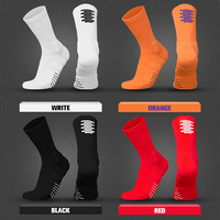 Chaussettes de sport en coton de qualité supérieure pour le basketball, avec logo personnalisé, sublimation, compression et rembourrage, pour hommes et femmes.