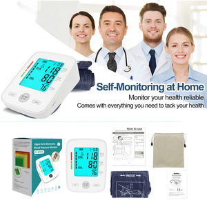Tensiomètre intelligent style bras supérieur Suivi de la fréquence cardiaque et de l'oxygène Autonomie de la batterie de 7 jours Électrique pour les soins de santé à domicile - Product Image 4