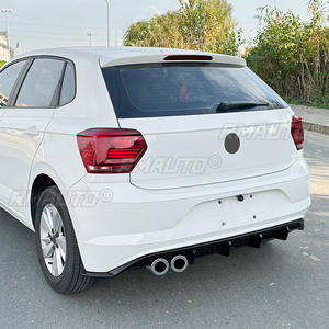 Kit de Carrocería para VW Polo MK6 2019+, Difusor de Parachoques Trasero, Protector de Parachoques Trasero, Protector de Labio de Alerón, Accesorios para Automóviles - Product Image 5