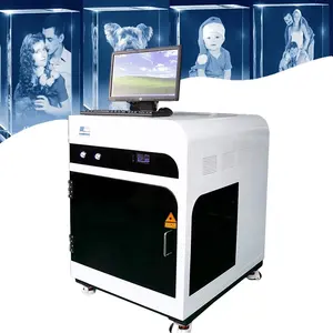 Máquina de grabado de cristal láser 3D para pequeñas empresas
