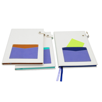 Carnet de notes A5 personnalisé, nouveau design de poche, agenda relié rigide, logo en relief, carnet en cuir PU pour cadeaux promotionnels