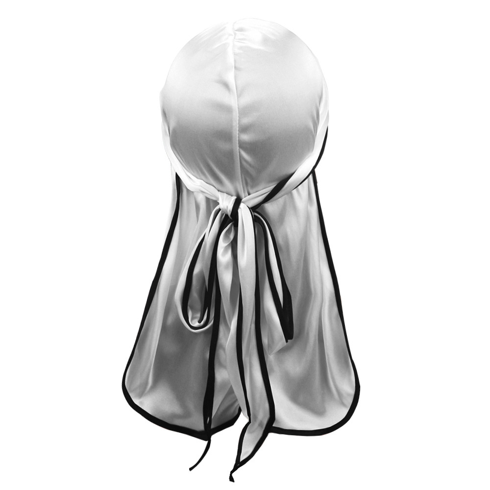 Silver with black edges