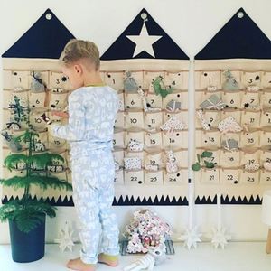 Nouveau sac de rangement mural en toile pour clés et articles divers, idéal pour chambre d'enfant, avec 24 compartiments - Product Image 3