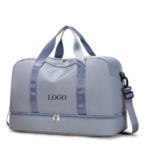 Sac de voyage et de sport grande capacité, étanche, pour tapis de yoga, avec compartiment à chaussures, personnalisable avec logo - Product Image 5