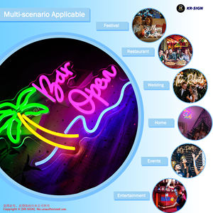 Letrero Luminoso LED 3D de Acrílico Resistente a la Intemperie, con Forma de Cocotero, 120K, Regulable, para Bar, Cafetería, Sala de Juegos, Tienda, Hotel, Fiesta - Product Image 3