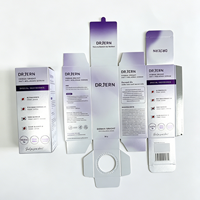 Caja de Embalaje de Papel Holográfico Premium Personalizada para Crema Facial y Sérum para Ojos con Láser