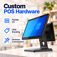 Terminal tactile Android personnalisé 15,6 pouces avec plusieurs ports E/S pour projets OEM