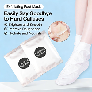 Fabricant de masques pour les pieds sur mesure, OEM, masque exfoliant hydratant pour les pieds, masque pour les pieds à étiquette privée, adoucissant pour les pieds et les jambes - Product Image 2