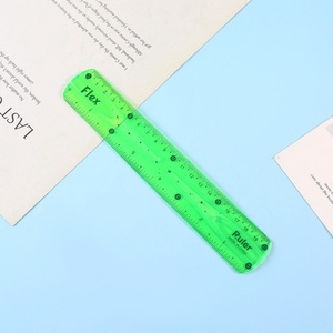 Regla para Estudiantes en Oferta, 20 cm, Alta Transparencia, Colorida, Flexible, Regla Suave para Dibujar - Product Image 5