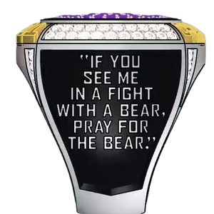 Anillo de campeonato Williams No. 8 personalizado al por mayor, edición conmemorativa, joyería para fans de Kobe, material de aleación, Infor Missing Idols - Product Image 2