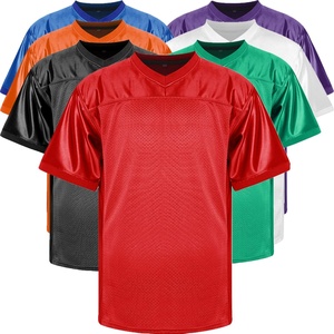 Maillot de football à col en V pour homme, idéal pour l'entraînement sportif et les loisirs quotidiens, tenue de football vierge pour usage quotidien et entraînement - Product Image 6