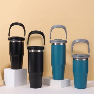 Superfit American Style 20oz 40oz 304 Stainless Steel Vacuum Insulated Travel Tumbler Large Capacity Outdoor Portable <b>Straw</b> 6-12 - Product Image 3