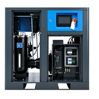 Compresseur d'air industriel à vis ZAKF 37KW 50HP à vitesse fixe et variable, 7-10 bars, lubrifié à l'huile, entraînement direct, usage intensif