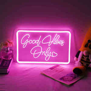 Wholesale Customized USB Hanging LED Neon Light Logo <strong>Billboard</strong> Fast Shipping Indoor Application with Acrylic/PVC <strong>Material</strong> - Product Image 4