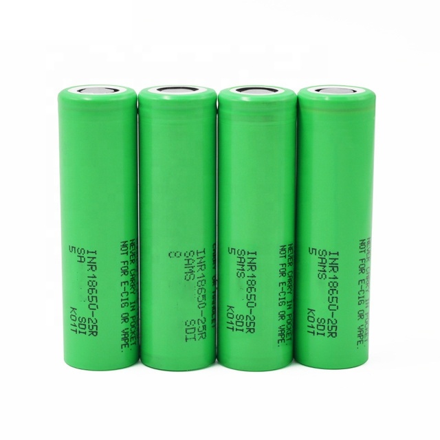 Authentic 25r 18650 Battery 2500mah 3.7V Rechargeable Battery for samsung 18650 Battery