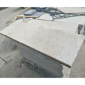 Fujian G682 Misty Yellow Beige Granite stone for outdoor wall paving