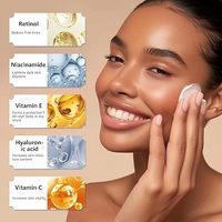 Kit de soin de la peau au rétinol, mini crème d'essence faciale, traitement des yeux, hydratant, anti-âge, ensemble de soins de la peau