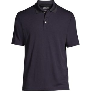 Polo homme FOXA à manches courtes en polyester, coupe classique, tissu piqué respirant - Product Image 2