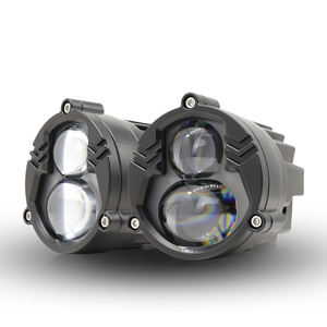 Phares de moto LED ronds super lumineux 35W, projecteur 6000K, ampoule H4, 3500LM, 12V, montage universel, tout-terrain - Product Image 3