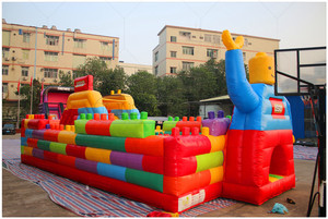 Pista de Obstáculos Inflable Colorida con Tobogán, Gran Parque Infantil Inflable para Niños, Diversión al Aire Libre, Eventos y Negocios de Alquiler - Product Image 3