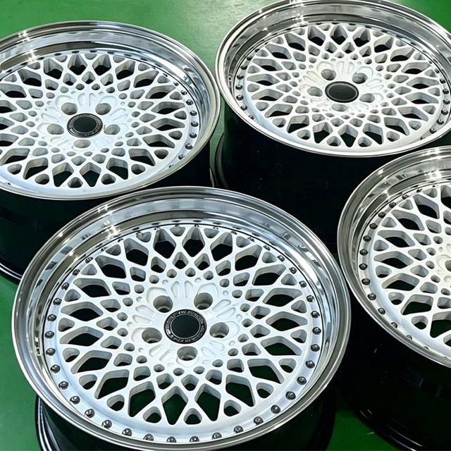 2 Piece Forged Wheels 17 18 19 20 21 22 Inch Custom Aluminum Alloy Rim 5x112 5x114.3 5x120 PCD Lightweight Performance OEM ODM